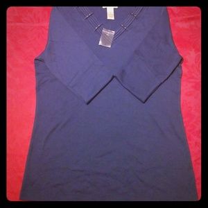 BNWOT Drapers and Damon's top